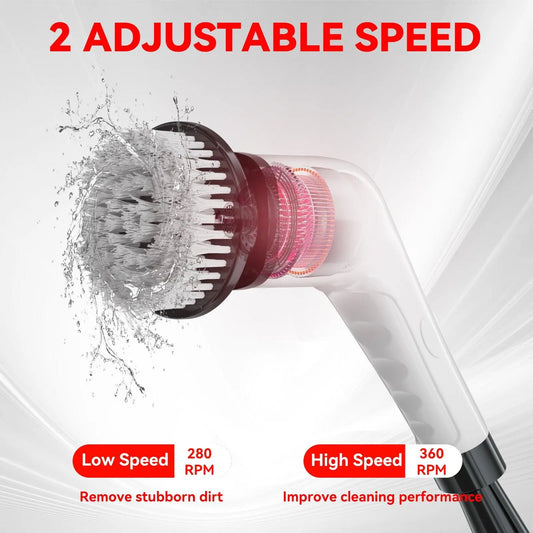 PowerClean™ – Brosse Électrique Sans Fil Multifonction (Nettoyage Ultra Rapide)