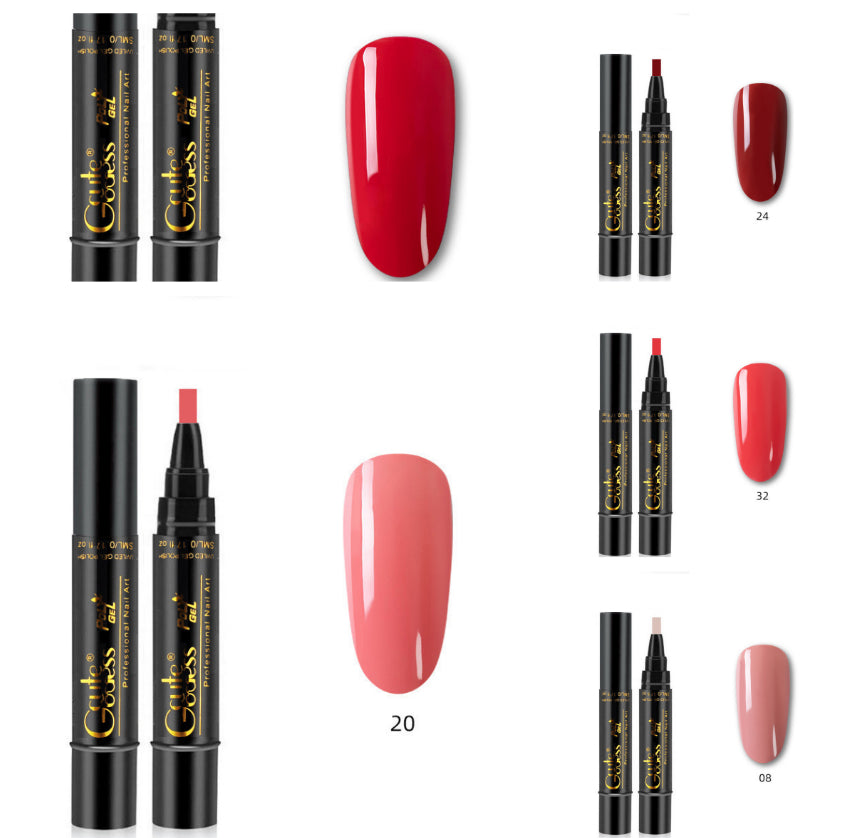 Stylo Gel 3 en 1 pour Ongles – Colle Photothérapie, Aimant & Effet Cat Eye