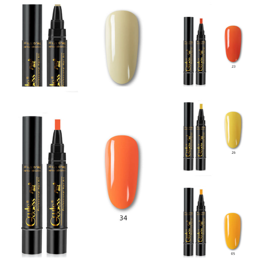 Stylo Gel 3 en 1 pour Ongles – Colle Photothérapie, Aimant & Effet Cat Eye
